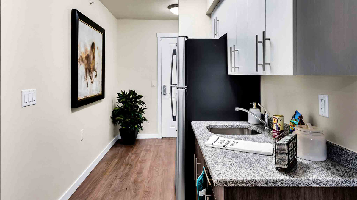 The kitchen at Camellia Gardens