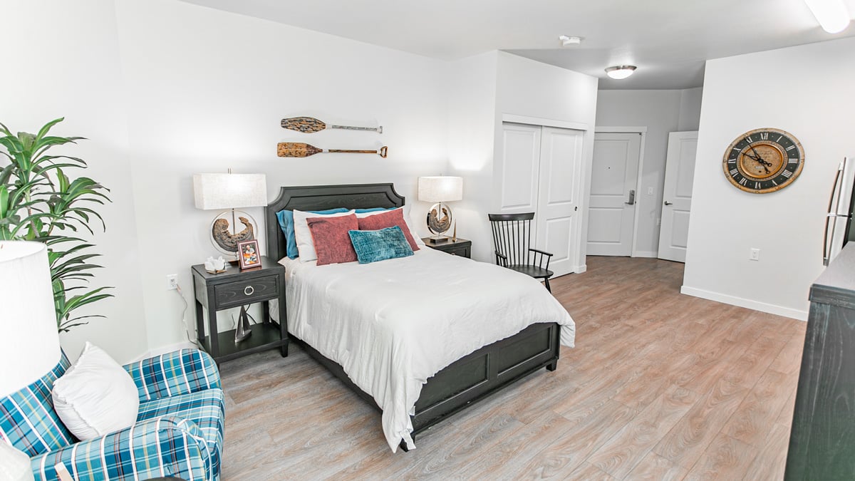 A studio apartment at Camellia Gardens